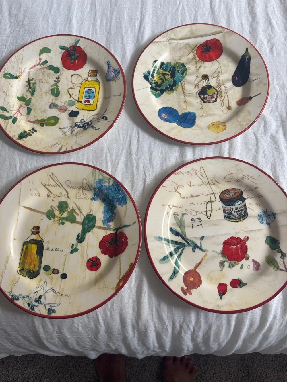William Sonoma  salad/appetizer dishes